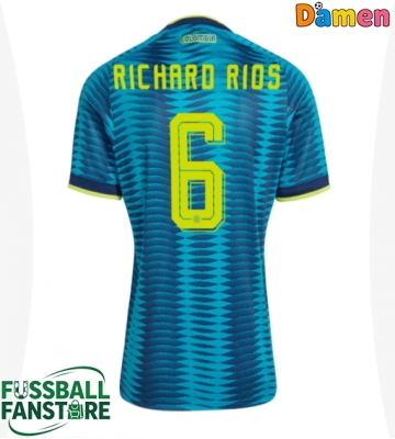 Kolumbien Richard Rios #6 Replik Auswärtstrikot Damen WM 2026 Kurzarm